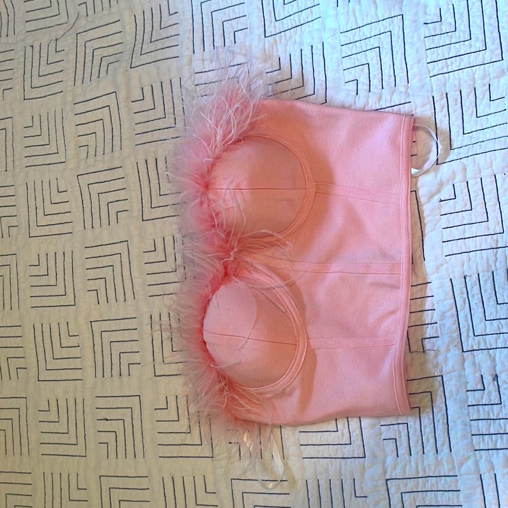 Pink bralette